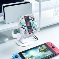 Étui de rangement pour Joy-Con Nintendo Switch, boîte en PC épaissie, colorée, pour ranger 3 cartes de jeu pour Switch Oled, étui de protection pour Joy-Con