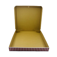 CHING TA Ensemble de boîtes à pizza et de sacs en papier personnalisés, boîte d'expédition en carton avec logo imprimé pour l'emballage alimentaire, boîte pour restaurant