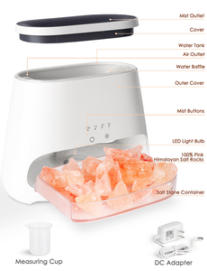 150ml hẹn giờ mát sương mù hiệu ứng ngọn lửa siêu âm khuếch tán hương thơm điện tinh dầu đèn Muối Himalaya cho khách sạn nhà sử dụng - Product Image 5