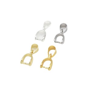 Cierre de colgante chapado en oro, 3, 4, 5 tamaños, hebilla de seguridad para la fabricación de collares, accesorios de joyería, material de cobre, formas mixtas - Product Image 5
