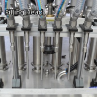 Máquina de Llenado de Líquidos de Acero Inoxidable de Grado Alimenticio para Aceite Comestible, Aceite de Oliva, Aceite de Sésamo, Vinagre, Salsa de Soja