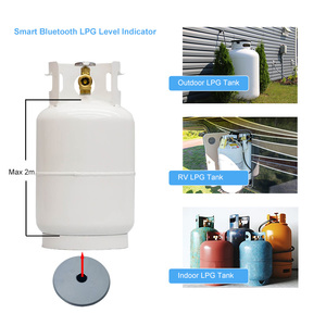 Capteur de <span class=keywords><strong>niveau</strong></span> de <span class=keywords><strong>gaz</strong></span> <span class=keywords><strong>propane</strong></span> à ultrasons BT avec alertes via application, moniteur intelligent de réservoir GPL à montage inférieur pour usage domestique et industriel - Product Image 2