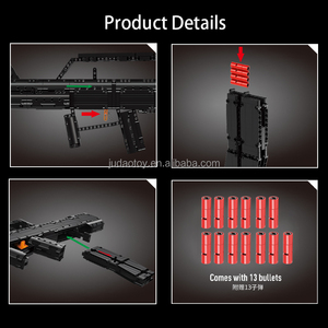 Mould King 14005S Tipo 95, Rifle Automático Militar, Bloques de Construcción, Arma MOC, Ladrillos de Partículas Pequeñas, Rompecabezas, Juguetes para Niños - Product Image 5