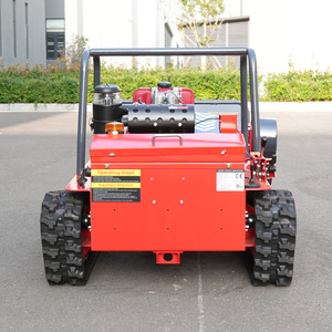 Big Power Diesel Engine Small Robot Grass Cutter Cutting Width 80cm 100cm 120cm <b>Remote</b> Control Crawler Lawn <b>Mower</b> <b>Flail</b> <b>Mower</b> - Product Image 4