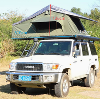 Tente de toit souple pour 3-4 personnes, directement de l'usine, toile imperméable pour Hilux Ranger 4x4 tout-terrain