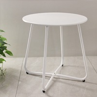 Table basse ronde en métal robuste pour salon : une pièce durable et attrayante pour votre maison, facile à nettoyer et à entretenir