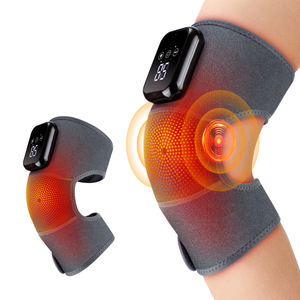 Electric <b>Wireless</b> Knee Massager <b>Heating</b> Touch Panel 2000mAh Battery Compression Sleeve Running/Weightlifting Non-Slip Timing - Product Image 1