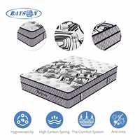 Matelas Double dur ferme moyen, matelas d'hôtel de rêve, matelas compressé Oem