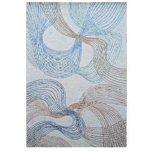 Tapis en laine tuftés à la main de qualité supérieure, modernes, classiques, couleur unie, texture douce, écologiques, lavables, antidérapants - Product Image 1