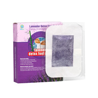 Patchs Détoxifiants Pieds à la Lavande Usine OEM Plâtre Soins Santé Relax Bio Kinoki Dissipent Toxines Coussinets Plantes Détox