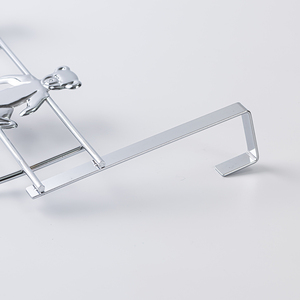 Porte-objets mural en acier inoxydable sans perçage, à suspendre sur la porte, forte capacité de charge - Product Image 2