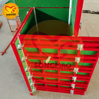 Encofrado Metálico Ajustable para Construcción, Estructura de Acero para Columnas, Encofrado para Hormigón