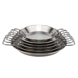Sartén de Pealla de acero inoxidable, sartén española con tamaños grandes de alta calidad - Product Image 2