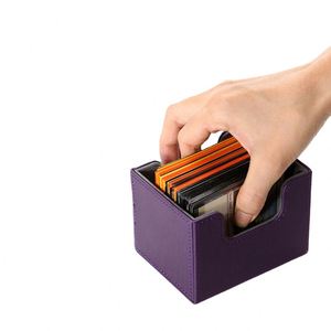 Estuche de Almacenamiento de Tarjetas Magnético Portátil T170 con Carga Lateral para Más de 100 Tarjetas, Caja de Almacenamiento de Tarjetas de Estrellas de Baloncesto - Product Image 2
