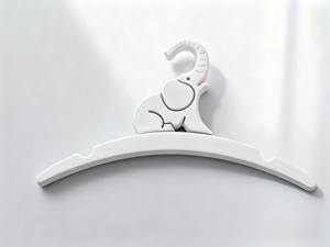 動物の木彫りエコフレンドリーカスタマイズ可能なデザイン子供用洋服ハンガー、ベビーハンガー、ベビーシャワー、収納箱、クローゼット、衣類用 - Product Image 4