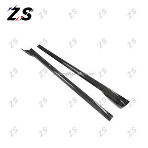 Extension de jupes latérales modèle S en Fiber de carbone ZS pour Tesla modèle S Plaid 4 portes électrique 2021-2023 - Product Image 4