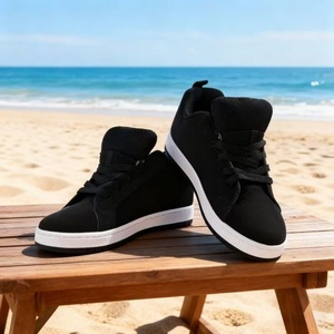 Men's Women's <b>Lace</b> up Casual Sneakers <b>White</b> PVC Cloth Toe Low Vstreetstyle Ankle Spring/Winter Breathable Shoes - Product Image 5