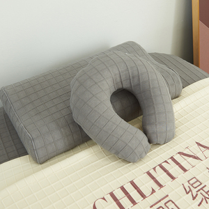 Atmosphère romantique vérifier modèles beauté <span class=keywords><strong>lit</strong></span> 4 pièces ensemble couleur unie <span class=keywords><strong>couvre</strong></span>-<span class=keywords><strong>lit</strong></span> Salon de beauté ensemble corps SPA Massage Table couverture ensemble - Product Image 6