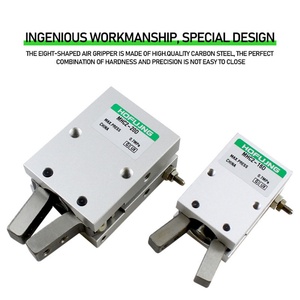 Pinza Neumática Serie MHC2 de 2 Dedos, Cilindro Paralelo de Doble Acción, Pinza Robótica para Automatización - Product Image 4
