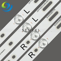 Réparation de rétroéclairage LED pour téléviseur Sharp 50 pouces, kit 5LED+6LED, 12 barres LED, téléviseur AOC Le50d1452 50 Full HD LB-PF3528-GJD2P5C506X11-R-B