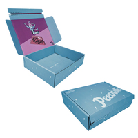 Dossiers d'emballage cadeau de luxe pliables en carton ondulé biodégradable et écologique avec pelliculage mat et logo