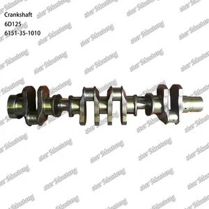 6D125 Crankshaft 6151-35-1010 Suitable For Komatsu Engine Parts