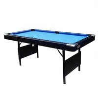 Table de billard pliable de 6 pieds, prix de gros, pour économiser de l'espace, utilisé dans le Bar de Club et la famille