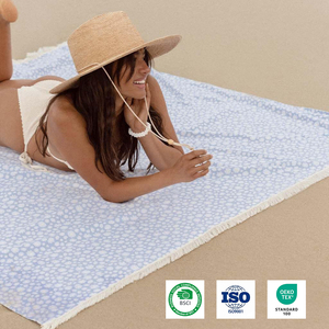 Hiện Đại Nhiệt đới Thiết Kế Logo Kích Thước Lớn 100% Cotton Trọng Lượng Nhẹ Dệt Vải Kháng Khuẩn Tất Cả Các Mùa Leopard Trang Phục Bãi Biển Khăn - Product Image 6