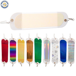 Señuelo de pesca de agua media con doble aleta de 5.5, 8 y 11 pulgadas para salmón, cebo duro para pesca con señuelos - Product Image 2