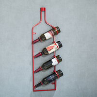 Présentoirs à vin muraux, décoration murale de la maison, étagère de stockage de vin, étagère à vin de Bar en fer