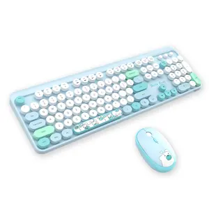Прямая поставка с завода GEEZER, оптовая продажа, смешанные цветные колпачки для клавиатуры и мыши, набор для беспроводной клавиатуры и мыши