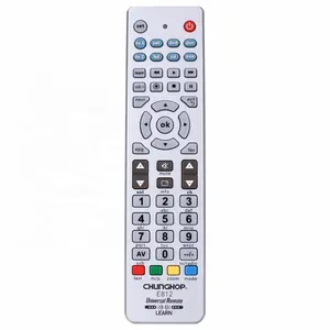 DT-E812 8 in 1 Universal Remote Controller dengan sinar Inframerah cara dengan CE/ROHS Sertifikat untuk TV/SAT/DVD/DVR/CD/AUX