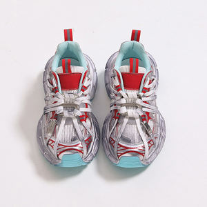 Sneakers Piatte Glitterate <span class=keywords><strong>da</strong></span> Donna, <span class=keywords><strong>Scarpe</strong></span> Casual <span class=keywords><strong>Femminili</strong></span> in Rete con Lacci, Piattaforma Luccicante Comoda, Produttore di Sneakers Personalizzate - Product Image 4