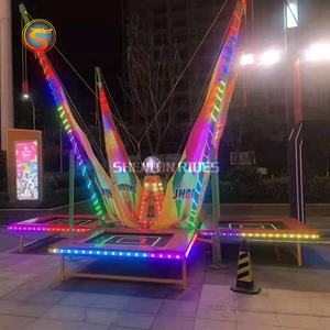 <span class=keywords><strong>Shenlong</strong></span> China, Juegos Mecánicos para Parques de Diversiones, Trampolín Eléctrico 4 en 1 para Niños con Luces, Estructura de Acero Aleado, Potencia de 2 kW - Product Image 3