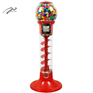 Trung Quốc nóng bán nhà máy bán buôn đứng xoắn ốc kẹo gumball Máy kẹo quả nảy bóng viên nang Đồ chơi máy bán hàng tự động - Product Image 3
