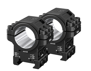 Discoveryopt 6061 nhôm phổ phạm vi gắn nhẫn 21mm đa ống 25.4mm/30mm, Độ chính xác chiều cao có thể điều chỉnh, 1.2-1.4inch - Product Image 1