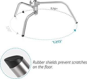 <span class=keywords><strong>Neewer</strong></span> Support de lumière C-Stand réglable de 3 mètres avec bras de flèche d'extension de 1.2 mètres et sac de transport pour studio de photographie vidéo - Product Image 5