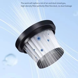 Mini aspiradora portátil sin escobillas para coche de 200W, aspiradora recargable de mano de alta potencia, aspiradora de carga rápida para alfombra de coche - Product Image 5