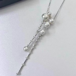 Accesorios 31319DIY, Colgante de Plata S925 con Cuentas de 3-7mm, Soporte Vacío para Collar Multi-perla, 31319DIY Accesorios - Product Image 3