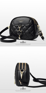 Fashion Elegant Embroidered Lady Shoulder Bags Women Handbags Woman Cross Body Shoulder Bags for Girls <b>Small</b> Round Bag - Product Image 4