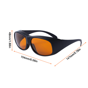 הנחה לזמן מוגבל משקפי בטיחות לייזר משקפי מגן עיניים GTY 180-532nm & 900-1080nm משקפי בטיחות לייזר - Product Image 5