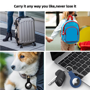 Étui de protection sportif antichoc en silicone, style simple, housse de protection imperméable pour porte-clés AirTag - Product Image 6