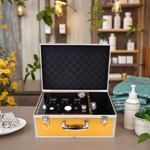 Mesin bioelektrik <span class=keywords><strong>Meridian</strong></span> Master, alat perawatan kesehatan logam untuk tubuh pijat wajah dan bekam-dbids elektrik - Product Image 6