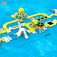 Jouets aquatiques gonflables d'été très vendus pour les sports nautiques en parc, jouets flottants portables pour la natation en PVC durable