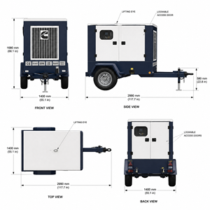 Grupo Electrógeno Diésel Cummins Weichai Perkins, Personalización a Medida, Tipo Contenedor, para Tren, Generador Grande de Uso Pesado - Product Image 1