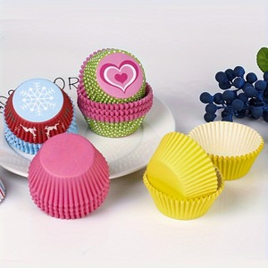 Cupcake Paper Liners 11cm Oil Proof Food Grade Disposable Baking Cups 100 Pieces Per Box - Product Image 3