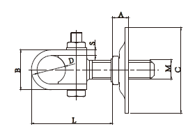 Charnière de porte réglable robuste pour portail - Product Image 5
