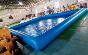 <span class=keywords><strong>Piscine</strong></span> gonflable résistante aux UV, robuste, pour jeux aquatiques, idéale pour les activités aquatiques estivales en plein air - Product Image 2