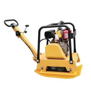 Small One-way Gasoline Electric Plate Compactor Foundation Asphalt Pavement Compaction Machinery