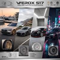 VEROX S17-04 S17-05 Jantes forgées 1 pièce en alliage, jantes de voiture multi-rayons pour BMW Mercedes Benz Audi